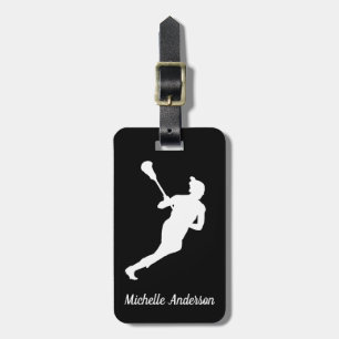 Gepersonaliseerde lacrosse bagagelabel