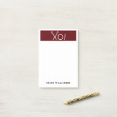 Gepersonaliseerde Lacrosse Gifts Post-it® Notes (Op bureau)