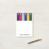 Gepersonaliseerde Lacrosse Gifts Post-it® Notes (Op bureau)