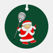 Gepersonaliseerde Lacrosse Goalie Ceramic Ornament (Voorkant)