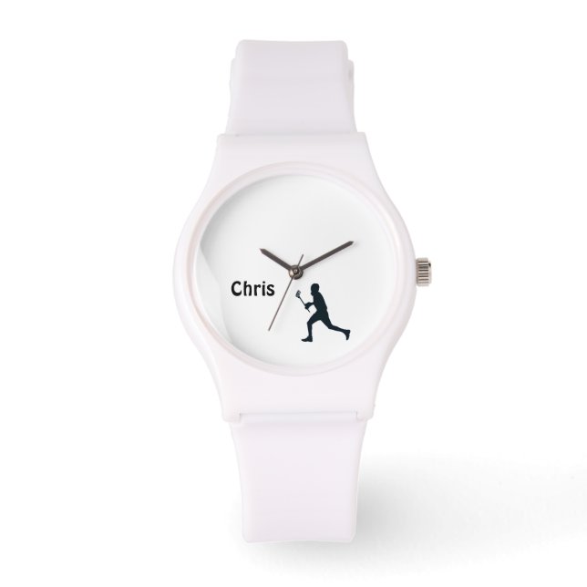 Gepersonaliseerde lacrosse horloge (Voorkant)