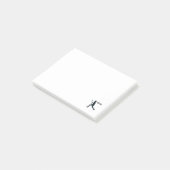 Gepersonaliseerde lacrosse post-it® notes (Schuin)