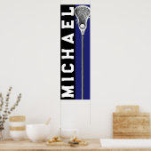 Gepersonaliseerde lacrosse poster (Keuken)