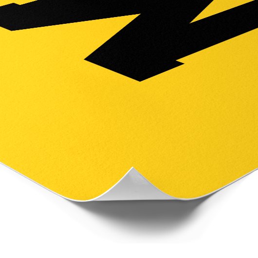 gepersonaliseerde lacrosse poster (Hoek)