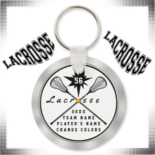 Gepersonaliseerde lacrosse Sleutelhanger, Jouw tek Sleutelhanger