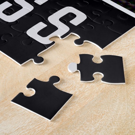 gepersonaliseerde lacrosse speler legpuzzel (Zijkant)