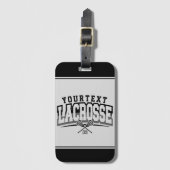 Gepersonaliseerde Lacrosse-speler NAAM TOEVOEGEN T Bagagelabel (Voorkant (verticaal))