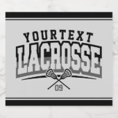 Gepersonaliseerde Lacrosse-speler NAAM TOEVOEGEN T Bier Etiket
