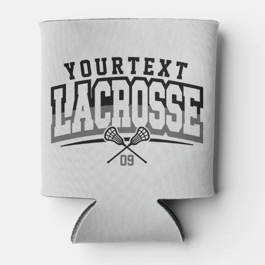 Gepersonaliseerde Lacrosse-speler NAAM TOEVOEGEN T Blikjeskoeler (Voorkant)