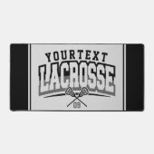Gepersonaliseerde Lacrosse-speler NAAM TOEVOEGEN T Bureaumat (Voorkant)