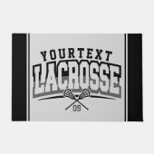 Gepersonaliseerde Lacrosse-speler NAAM TOEVOEGEN T Deurmat (Voorkant)