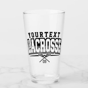 Gepersonaliseerde Lacrosse-speler NAAM TOEVOEGEN T Glas