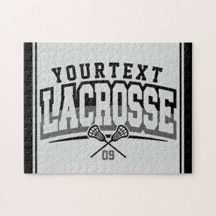 Gepersonaliseerde Lacrosse-speler NAAM TOEVOEGEN T Legpuzzel