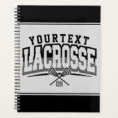 Gepersonaliseerde Lacrosse-speler NAAM TOEVOEGEN T Planner (Voorkant)