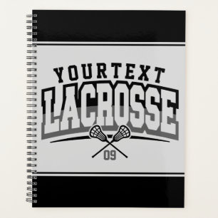 Gepersonaliseerde Lacrosse-speler NAAM TOEVOEGEN T Planner