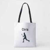 Gepersonaliseerde lacrosse tote bag (Voorkant)