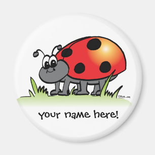 Gepersonaliseerde Ladybug Magnet