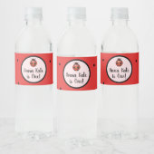Gepersonaliseerde Ladybug Waterfles Labels Waterfles Etiket (Flessen)