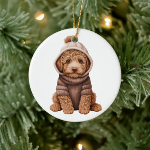 Gepersonaliseerde Lagotto Romagnolo hond Keramisch Ornament