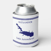 Gepersonaliseerde Lake Arrowhead Koelbox Blikjeskoeler (Blikje Voorkant)