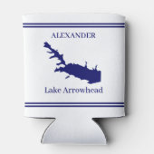 Gepersonaliseerde Lake Arrowhead Koelbox Blikjeskoeler (Achterkant)