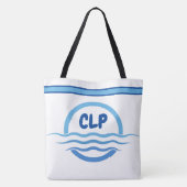 Gepersonaliseerde Lake Life Boat Gear Tote Bag (Achterkant)