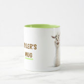 Gepersonaliseerde lama met naam mok (Midden)