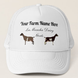 Gepersonaliseerde LaMancha Dairy Goats Trucker Pet
