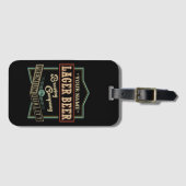 Gepersonaliseerde langwerpige brouwerij met coëxis bagagelabel (Voorkant (horizontaal))