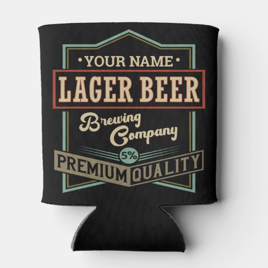 Gepersonaliseerde langwerpige brouwerij met coëxis blikjeskoeler (Achterkant)