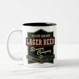 Gepersonaliseerde langwerpige brouwerij met coëxis tweekleurige koffiemok