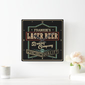 Gepersonaliseerde langwerpige brouwerij met coëxis vierkante klok (Huis)