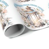 Gepersonaliseerde lantaarn Eid Mubarak Cadeaupapier (Rol Hoek)