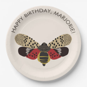 Gepersonaliseerde Lanternfly Bug Party Papieren Bordje