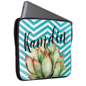 Gepersonaliseerde Laptop CaseBoho Cacti Cactus Suc Laptop Sleeve (Voorkant Rechts)