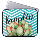 Gepersonaliseerde Laptop CaseBoho Cacti Cactus Suc Sleeve (Voorkant)