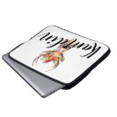 Gepersonaliseerde Laptop Hoesje boho hert Buck Hea Laptop Sleeve (Voorkant onderkant)