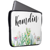 Gepersonaliseerde laptop Hoesje Boho Llama Bohemia Laptop Sleeve (Voorkant Rechts)