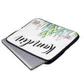 Gepersonaliseerde laptop Hoesje Boho Llama Bohemia Laptop Sleeve (Voorkant onderkant)