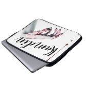 Gepersonaliseerde Laptop Hoesje zombie bloeddruppe Laptop Sleeve (Voorkant onderkant)