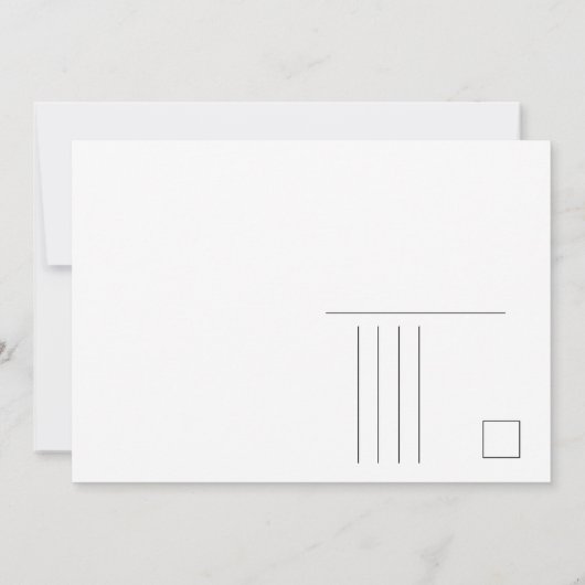 Gepersonaliseerde Las Vegas bruiloft Kaart (Achterkant)