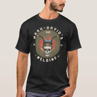 Gepersonaliseerde Lasser Metaal Arbeider Lassen Wo T-shirt