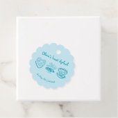 Gepersonaliseerde Last Splash Bachelorette Favorie Bedankjes Labels (In situ)