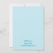 Gepersonaliseerde Last Splash Bachelorette Party U Kaart (Achterkant)