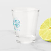 Gepersonaliseerde last splash vrijgezellengunst shot glas (Rechts)