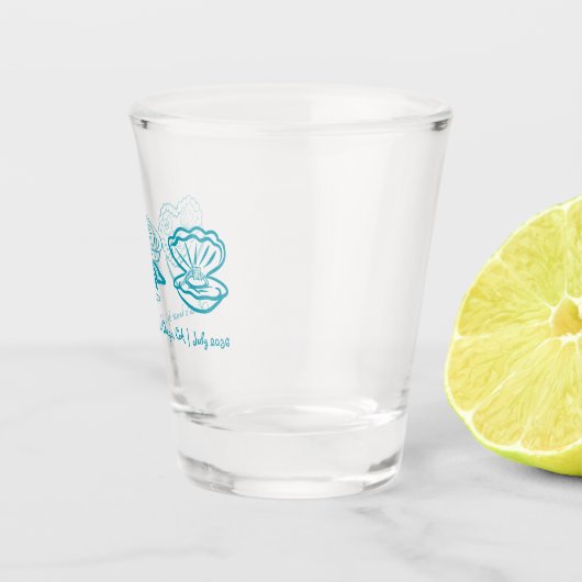 Gepersonaliseerde last splash vrijgezellengunst shot glas (Rechts)