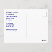 Gepersonaliseerde laten we cocktails aangepaste te briefkaart (Achterkant)