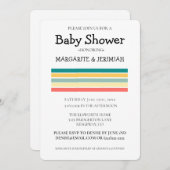 Gepersonaliseerde Laten we het Baby shower van Bea Kaart (Voorkant / Achterkant)