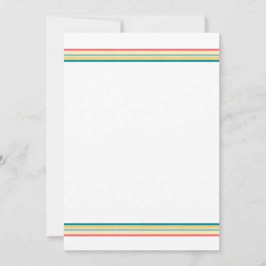 Gepersonaliseerde Laten we het Baby shower van Bea Kaart (Achterkant)