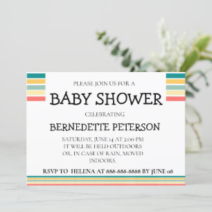 Gepersonaliseerde Laten we het Baby shower van Bea Kaart